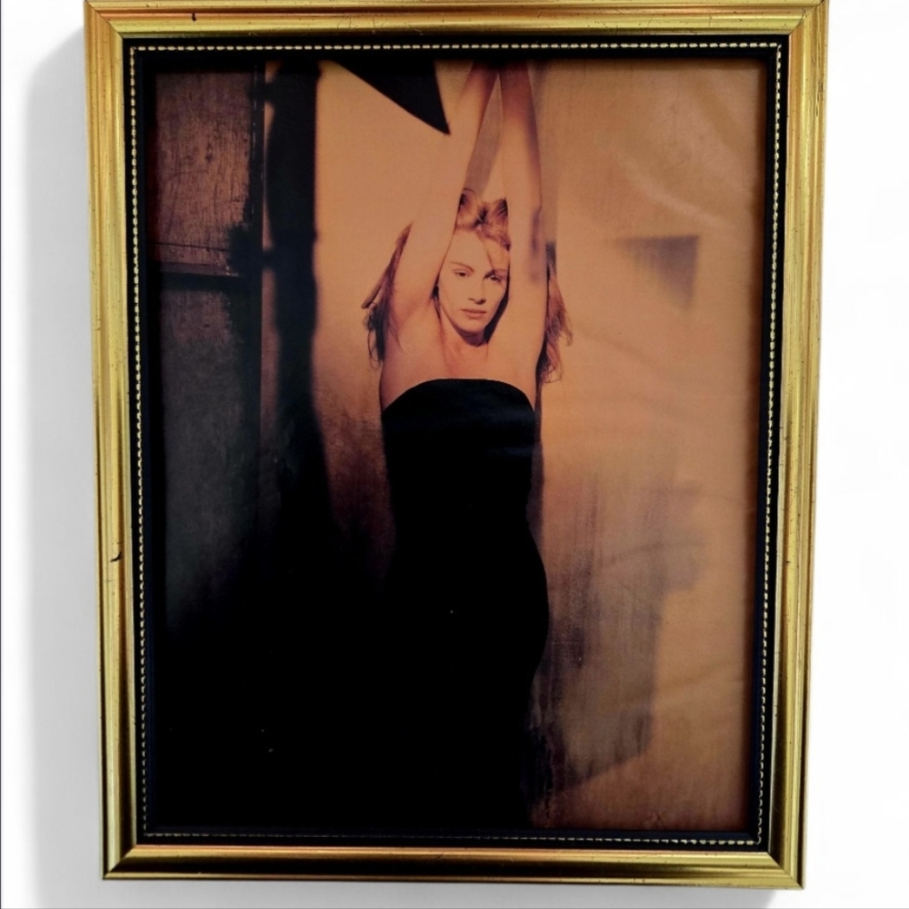 8x10 Vintage Framed Elegant Gold Framed Wall Art